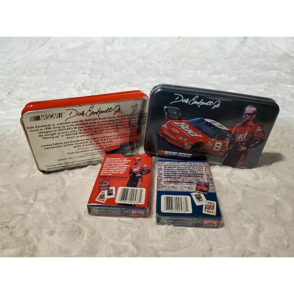 Dale Earnhardt Jr Playing Cards w/ Collector Tin - 0268 - Picture 2 of 7